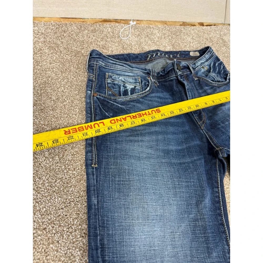 Y2K Mavi Josh Low Rise Easy Bootcut Jeans Mens 33x30 Medium Wash Denim Grunge